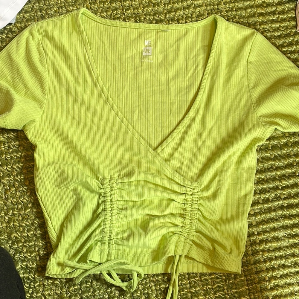 Pacsun green crop top, worn once!